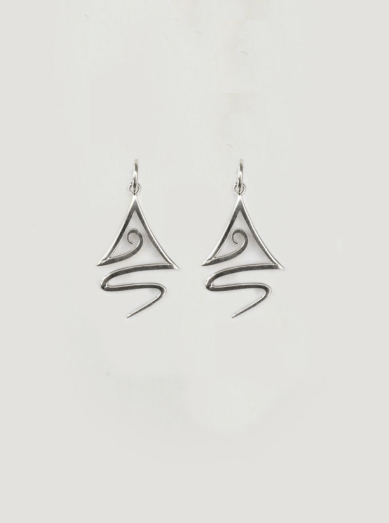 Silver Hokitika River Earrings
