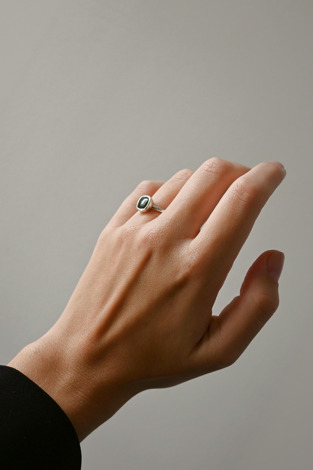 Silver Arahura River Ring