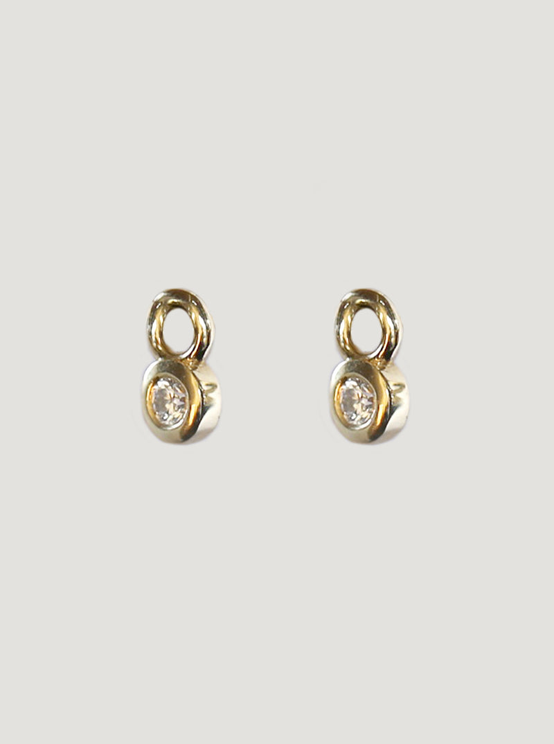 Gold Diamond Mt Tasman Charm