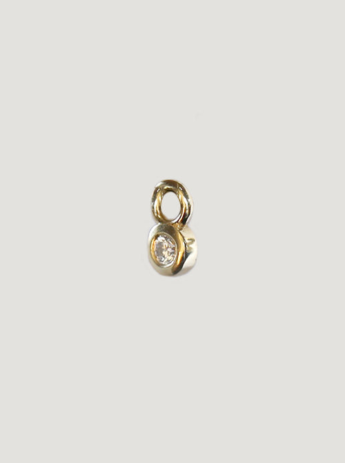 Gold Diamond Mt Tasman Charm