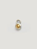 Silver with Gold Mt Tasman Charm