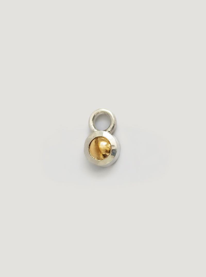 Silver with Gold Mt Tasman Charm