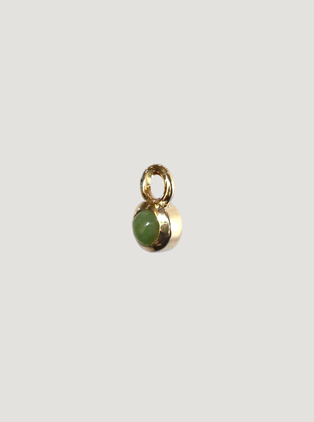 Gold Pounamu Mt Tasman Charm Hoops