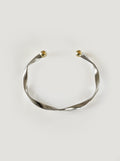 Silver with Gold Ends Kotukutuku Bangle