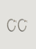 Silver Ribbonwood Hoops