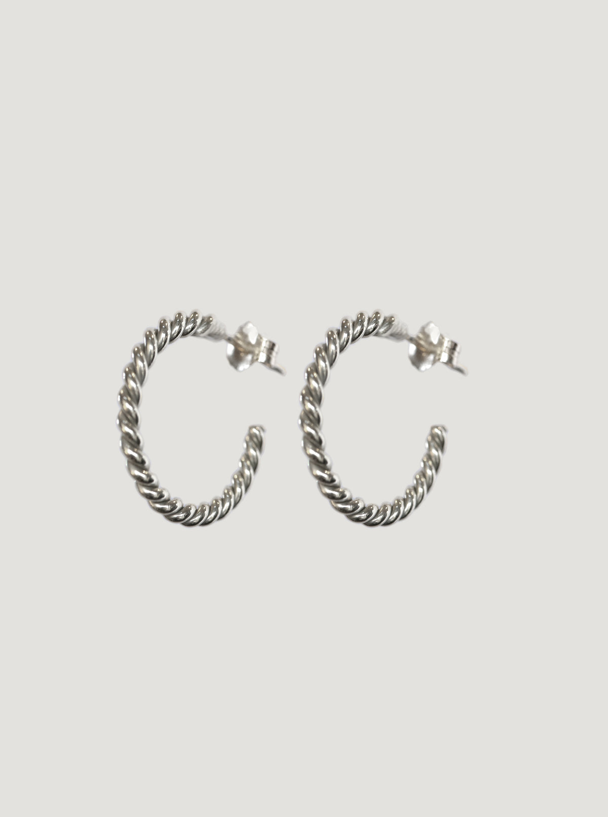 Silver Ribbonwood Hoops