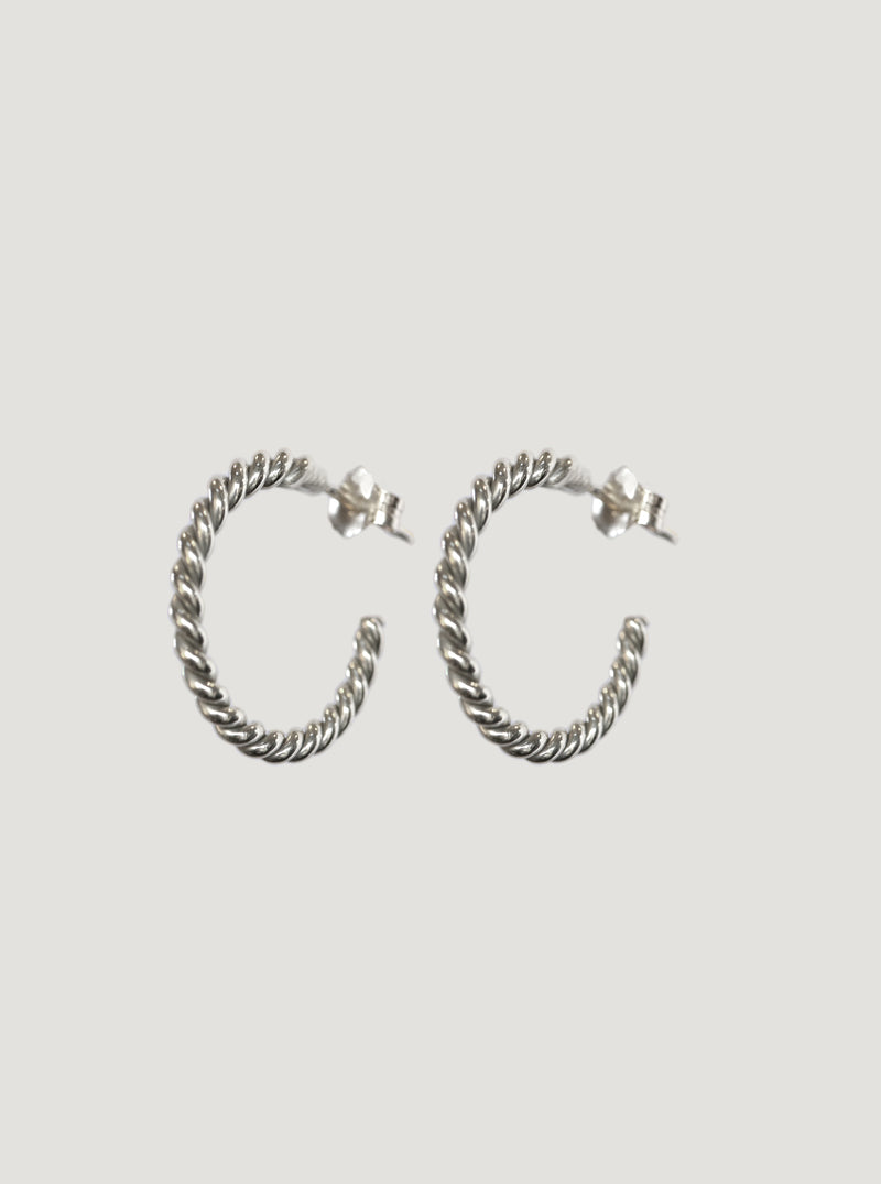 Silver Ribbonwood Hoops