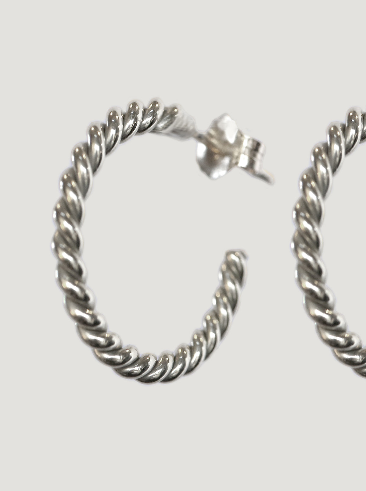 Silver Ribbonwood Hoops