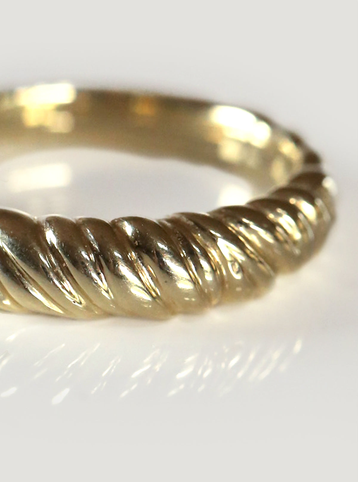 Gold Ribbonwood Ring