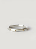 Silver with Gold Kahikatea Ring