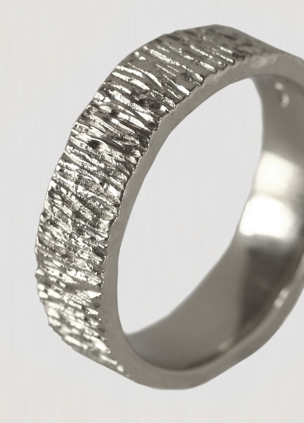 Silver Matai Ring with Gold