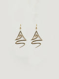 Gold Hokitika River Earrings