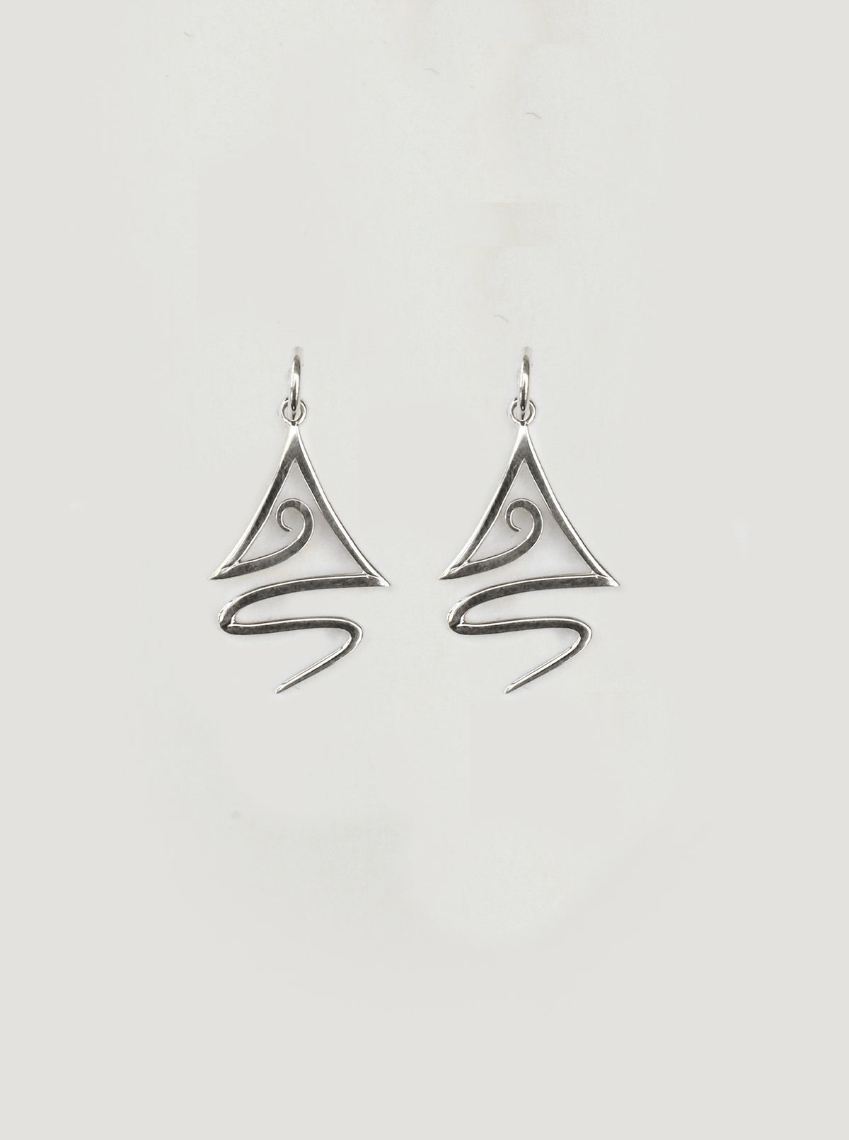 Silver Hokitika River Earrings