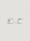 Silver with Gold Lake Kaniere Studs
