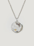 Silver with Gold Lake Matheson Pendant