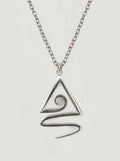 Large Silver Hokitika River Pendant