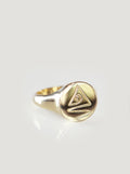 Gold Hokitika Signet River Ring