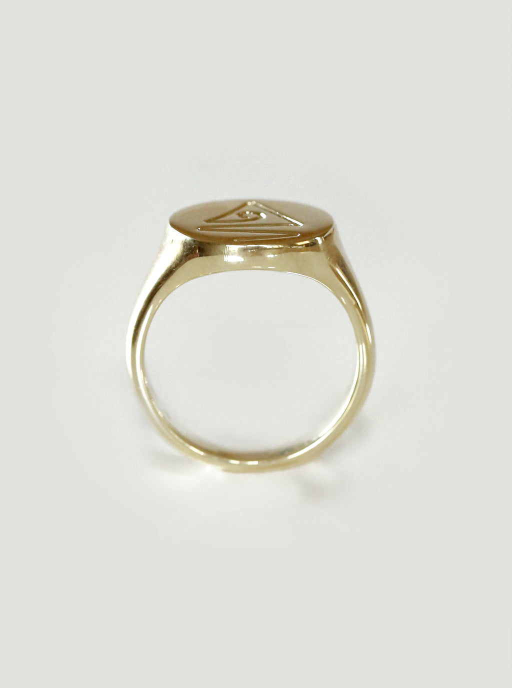 Gold Hokitika Signet River Ring